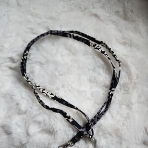 Vera Bradley Black and White Bag Crossbody Replacement Strap